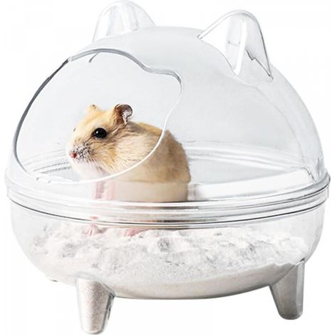 Baignoires et bacs pour hamsters, décorations d'habitat pour petits animaux, récipients de bain de sable (1/3)