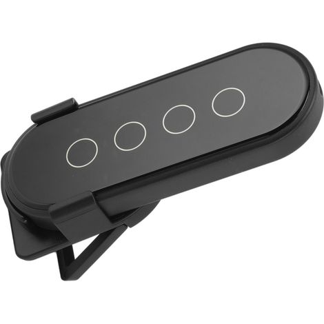 Intelligente drahtlose Fernbedienung mit WLAN- und ZigBee-Unterstützung für TUYA, 4 Tasten, 3-Wege-Steuerung für Zuhause, Schwarz (1/5)