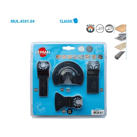 Set de 4 accesorios de múltiples materiales Classic (1/2)
