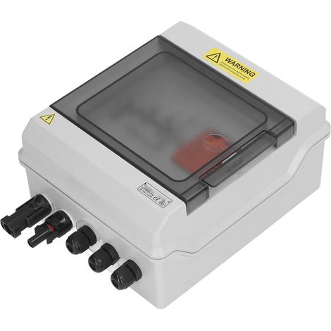 DC1000V PV-Kombinationsbox 1 in 1 out Solar-Kombinationsbox mit 15A-Sicherung und 16A-DC-Leistungsschalter für Stromerzeugungssysteme (1/5)