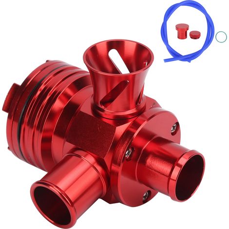 Valve de soufflage en alliage d'aluminium, accessoires de voiture rouges universels pour moteur 2 turbo 1.8T/2,7l