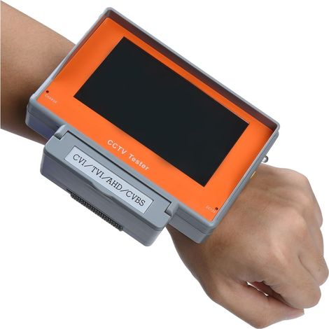 Testeur de vidéosurveillance 5MP AHD/CVI/TVI CVBS, caméras de vidéosurveillance, Batterie Li 3.7V 4000mA intégrée, testeur de caméra AHD, Mini Moniteur (1/5)