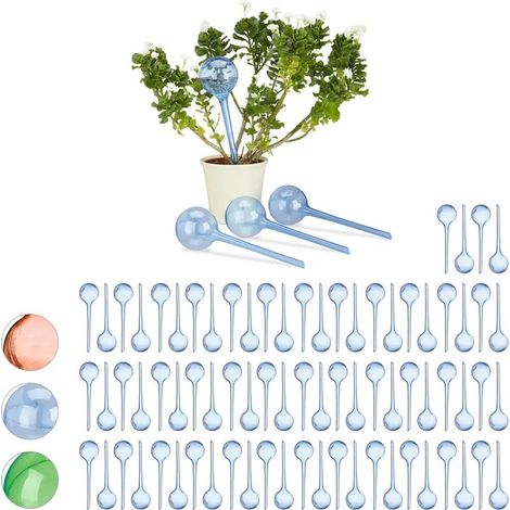 Boule d’arrosage automatique pour plantes – Irrigation goutte à goutte en plastique pour pots de fleurs, idéale pour les vacances (1/5)