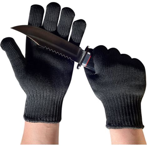 Paire de gants unisexes L résistants aux coupures et aux perforations pour le jardinage et les travaux de restauration. Sensibilité et confort optimaux. (1/4)