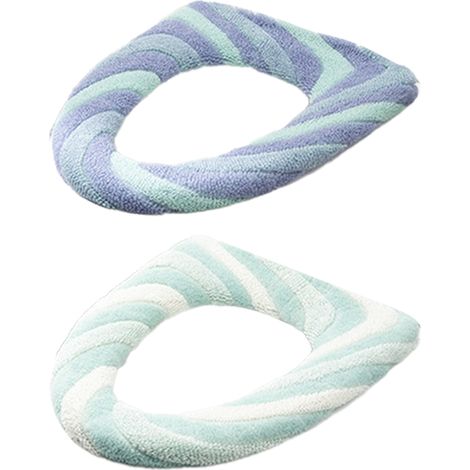 Coussin De Siege De Toilette - Rembourré En Mousse Et Polaire Corail - Imperméable Et Lavable En Machine - Adapté À Siège Standard - 1 Pièce (1/5)