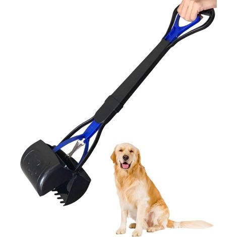Pelle à déjections Canines, 71,1 cm de Long, pour Nettoyer Les déchets d'animaux de Taille Moyenne et Grande ou Les déchets de Jardin, Pas Besoin de se pencher (1/5)