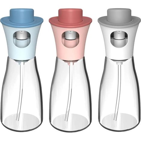 3 Pièces Vaporisateur d'huile, Bouteille de Pulvérisation d'huile, Pulvérisateur d'huile d'olive, Spray Huile et Vinaigre pour Cuisson, Barbecue, Salade, Cuisson, Rtissage (150ML)