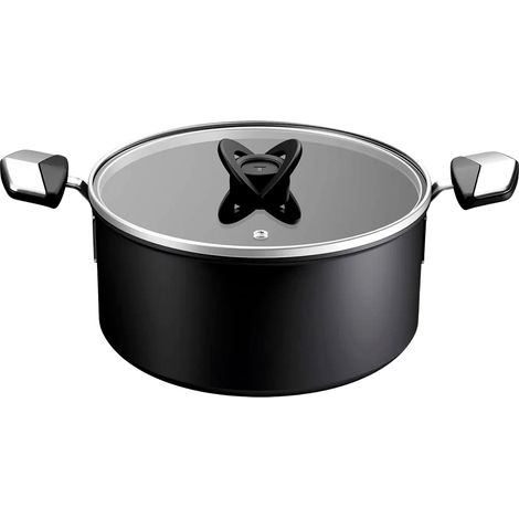 TEFAL TACHO EXCELLENCE INDUÇAO 24CM 5LT +TAMPA VIDRO