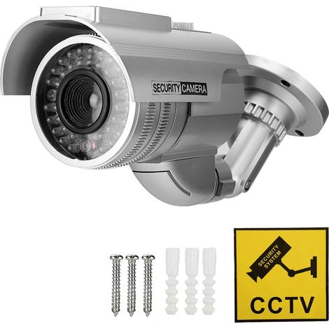 Decdeal Fausse caméra de sécurité, alimentation en argent alimentation à 360 degrés caméra manquée pour la maison (1/5)