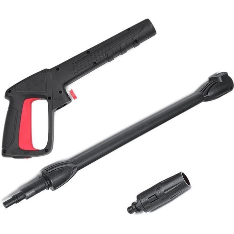 Pistolet à Eau Haute Pression pour Nettoyage de Voiture pour Bosch AQT Black & Decker Laveur à Jet à Clip 16Mpa Pistolet à Déclenchement Rapide 2350 PSI