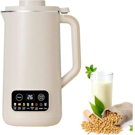 Cellfast – Machine à lait végétal 600 ml – Moteur puissant 600W – Acier inoxydable – 5 modes pour lait d'amande, soja, noix