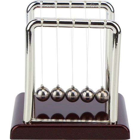 Pendule à Bille Magnétique en Forme Carrée - Décoration Zen et Cadeau Créatif (1/5)