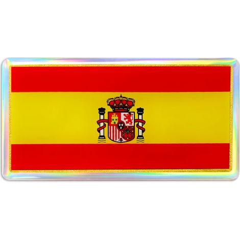 3D Sticker Bandiera Spagna
