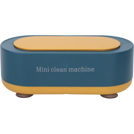 Nettoyeur à ultrasons pour bijoux, machine portable à vibration haute fréquence, purificateur automatique pour maison, bleu (1/5)
