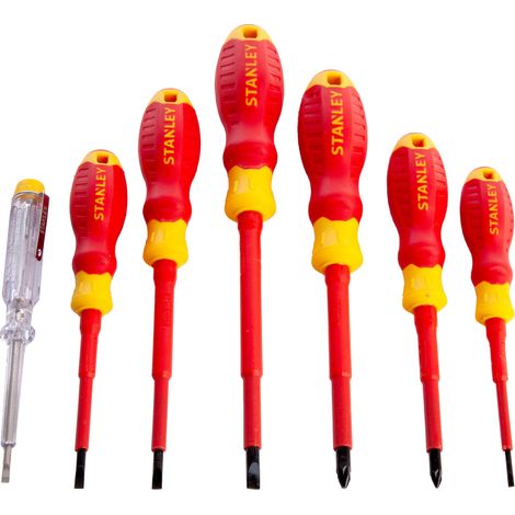 Stanley Hand Tools STHT60033-0 VDE Screwdriver Set, 7 Piece STA060033 (1/3)