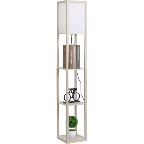 Lampadaire étagère BUILDING gris clair (1/5)