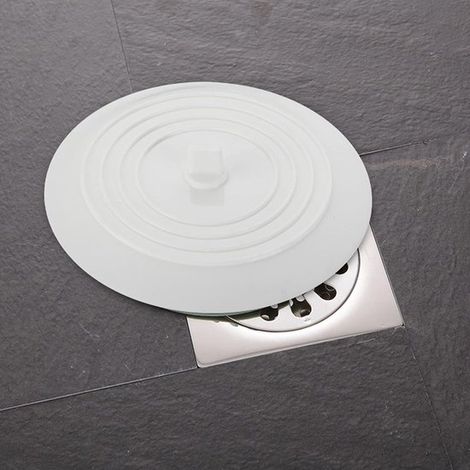 Tappo universale per vasca da bagno,Tappo per lavandino,Tappo universale impermeabile per lavello da cucina in acciaio inox,1 pezzo,Bianco (1/4)