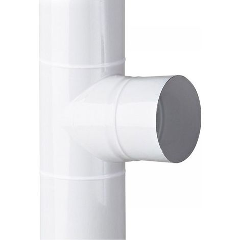 Raccordo T Smaltato Bianco Cm 12