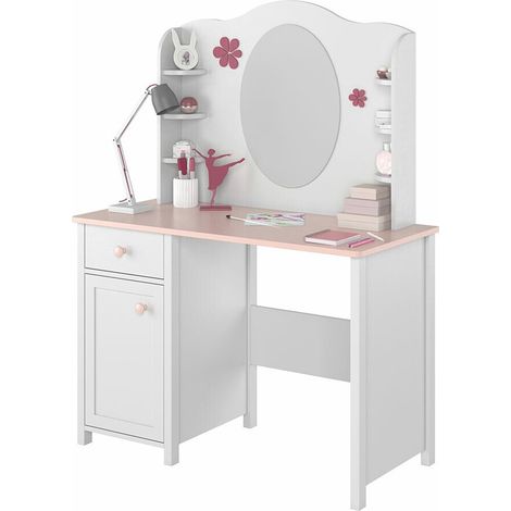 Coiffeuse Elblive 117 , Miroir, 156x110x52cm (1/5)