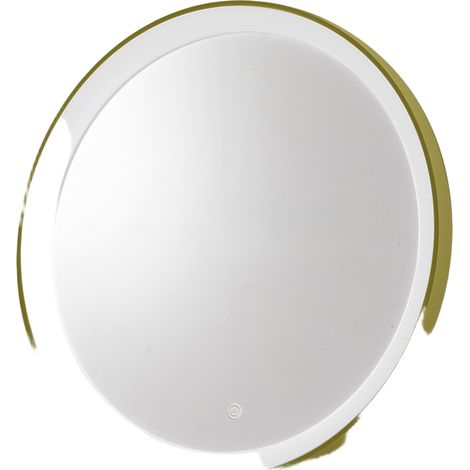 KRIZIA A/M - Applique Led 30W Dimmerabile con Specchio, Touch CCT 3000K-4000K, Antiappannamento, Finitura Verde Salvia - Gealuce (1/3)