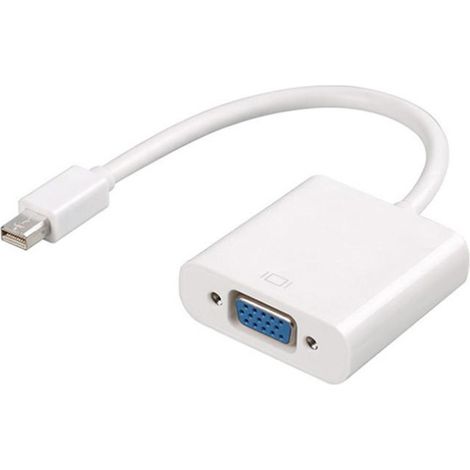 Adaptateur Mini DisplayPort vers VGA, câble de conversion DP en VGA compatible avec la norme 1.2 (1/5)