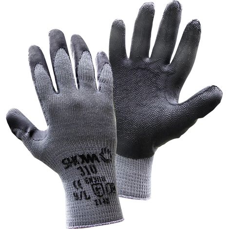 Showa 14905-7 Grip Black Baumwolle, Polyester Arbeitshandschuh Größe (Handschuhe): 7, S EN 388 CAT