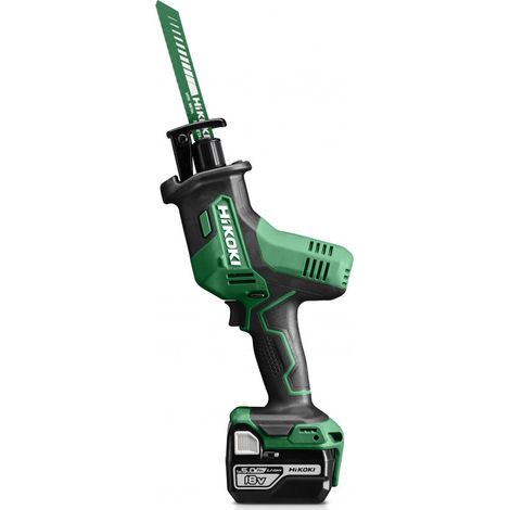 Scie sabre 50mm 18V 5Ah Compact HC 0-3200 tr/min course 13mm cap acier&bois 50mm HIKOKI CR18DAWPZ