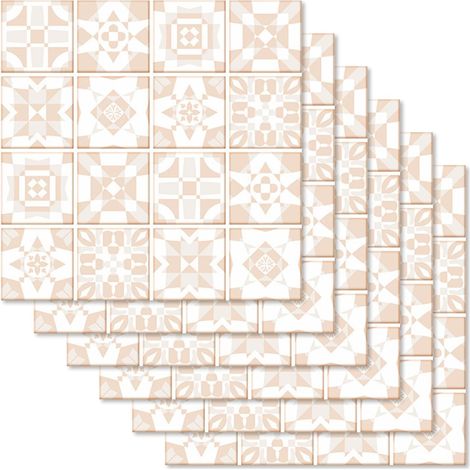 30 pegatinas autoadhesivas impermeables de imitación mármol para decoración de paredes en cocina y baño (20 x 20 cm).