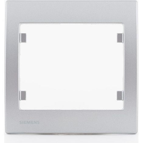 SIEMENS DELTA IRIS PLAQUE SIMPLE SILVER SIE266542 (1/2)