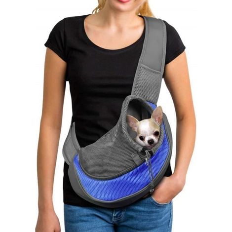 Sac de Transport pour Animaux - Non spécifié - Modèle Sling - Blanc - Jusqu'à 5 kg - Confortable et Sécurisé (1/4)