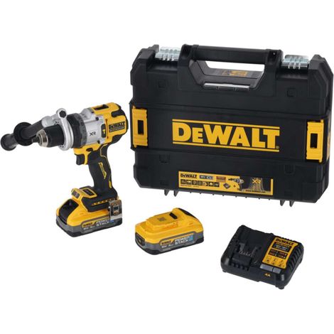 Llaves de impacto Dewalt Batería DCD1007H2T-QW de 18 V y 5 Ah (1/5)