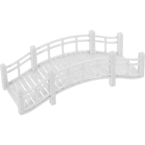 Gartenbrücke als Bogenbrücke für Puppenhaus und Mikro