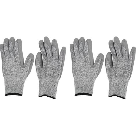 2 paires de gants de jardinage imperméables résistants aux coupures, réutilisables pour travaux de protection (1/5)