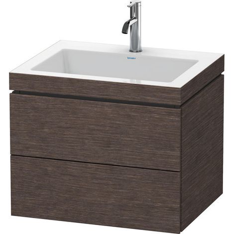 Duravit L-Cube c-bonded Ensemble suspendu, 2 tiroirs, sans (1/3)