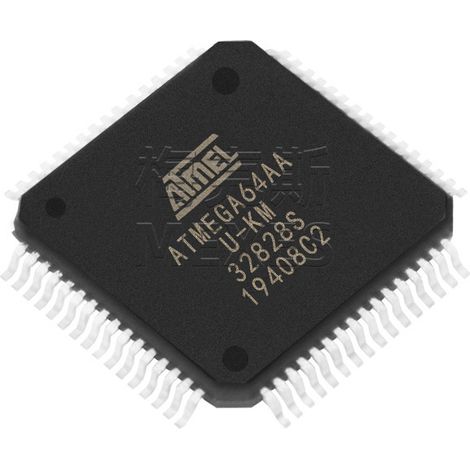 Bill of materials for the ATMEGA64A-AU ATMEGA64A-MU chip, 5 units shipped.