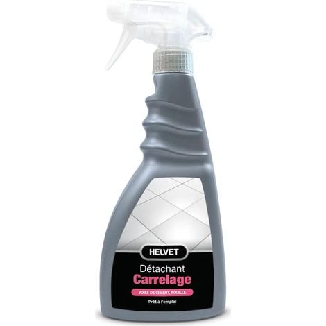 Nettoyant Carrelage Helvet – Détachant pour Sol & Joint : Elimine la Rouilles, Traces et Voiles de Ciment, Calcaire, 500.00 ml (Lot de 1) (1/5)
