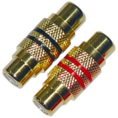 2 Connecteurs RCA 1 rouge 1 noir (1/2)