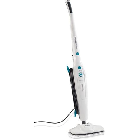 Leifheit CleanTenso Lavapavimenti a Vapore con Riscaldamento Rapido, Regolazione Continua, Pulitore a Vapore Efficace contro Batteri e Germi, Mop in Microfibra (1/5)