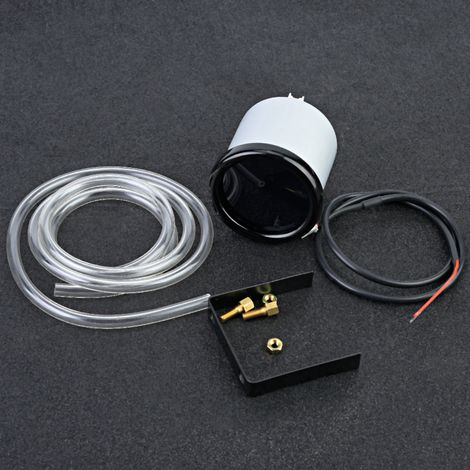 Universeller 52-mm-LED-Turbo-Boost-Tachometer für Motorräder mit Sensor und digitalem Manometer (1/5)