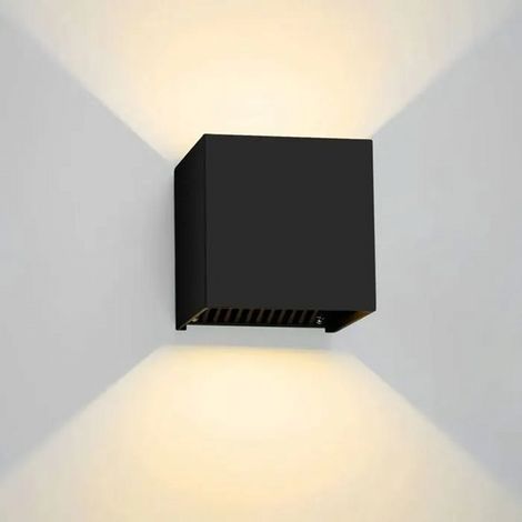 Applique murale extérieure LED étanche 10 W, angle de faisceau réglable, indice de protection IP65 (10 W, lumière blanc chaud) (1/5)