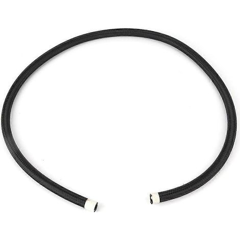 Tuyau d'huile tressé en nylon noir AN6, accessoire de remplacement pour conduite de carburant (1/4)