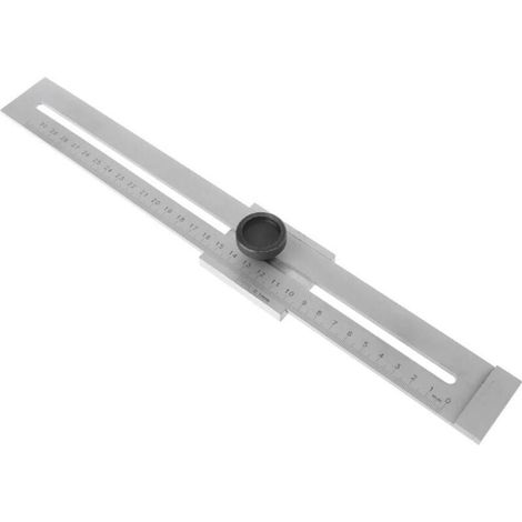 Anreißlehre zum Schraubenschneiden 0–200 mm/0–250 mm/0–300 mm für die Holzbearbeitung, Kohlenstoffstahl, 0,1 m Messwerkzeug (1/4)