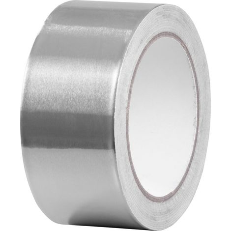 Band Strend Pro, 50 mm, L-25 m, Alu, verstärkt, klebend, Aluminiumband