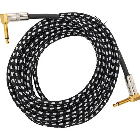 Câble audio pour guitare électrique JORINDO 6M, connecteur mâle 6,35 mm, câble pour ampli guitare électrique, câble instrument 6,35 mm (JD6213) (1/5)