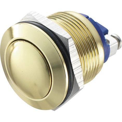 BOUTON-POUSSOIR ANTIVANDALISME TRU COMPONENTS GQ 19B-G 701262 48 V/DC 2 A 1 X OFF/(ON) IP65 À RAPPEL 1 PC(S) (1/4)