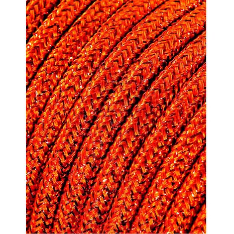 Câble Cordon Tubulaire 2x0,75mm Marron Brillant 25m (1/2)