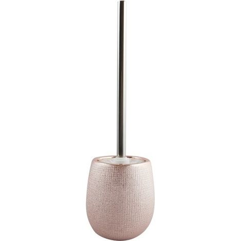 Brosse wc avec support Céramique SHANGAI Rose MSV