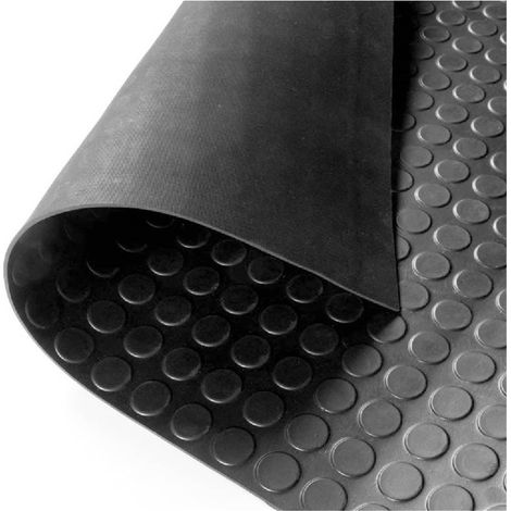 Estera Antideslizante Suelo Caucho Goma 3mm  Caucho SBR para Bares, Furgonetas, GYM, Garajes y Maleteros por Metros Lineales