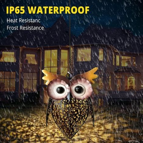 Solar-Gartenlaterne für den Außenbereich, wasserdicht (IP44), wiederaufladbare kabellose Hängelaterne (1/4)