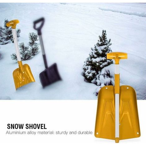 Pelle À Neige - Alliage D'aluminium - Télescopique - Pour Extérieur - 1 Pièce (1/4)